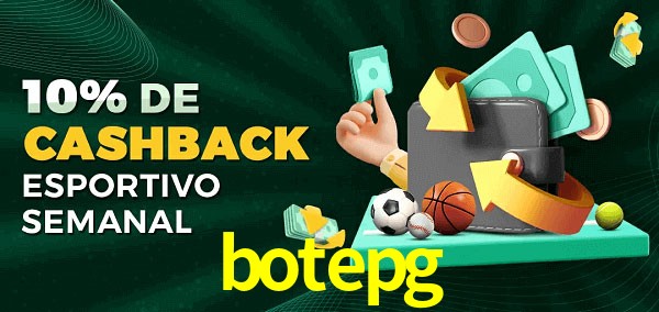 10% de bônus de cashback na botepg